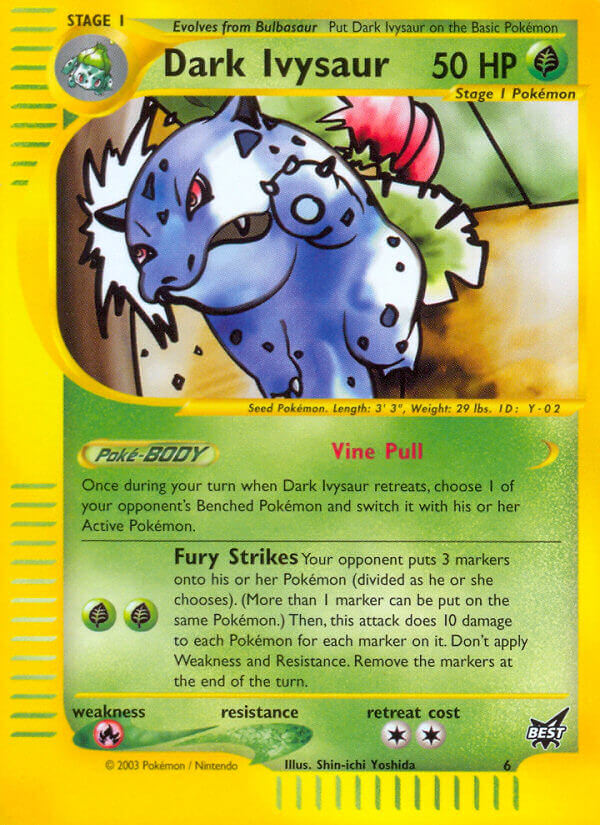 Dark Ivysaur (6) [Best of Promos] | Card Merchant Takapuna