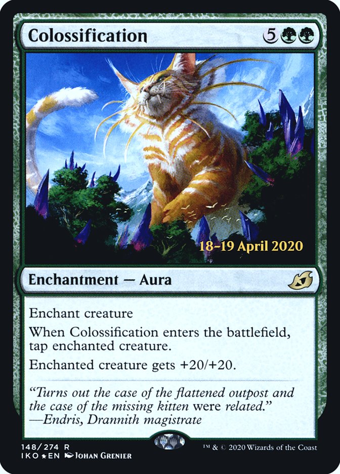 Colossification [Ikoria: Lair of Behemoths Prerelease Promos] | Card Merchant Takapuna