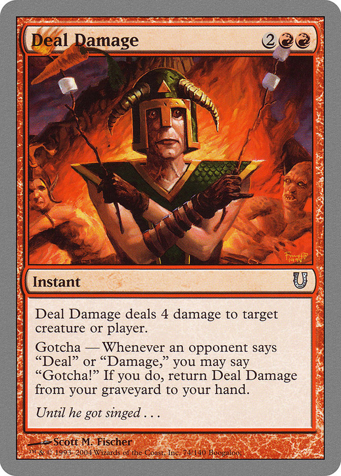 Deal Damage [Unhinged] | Card Merchant Takapuna