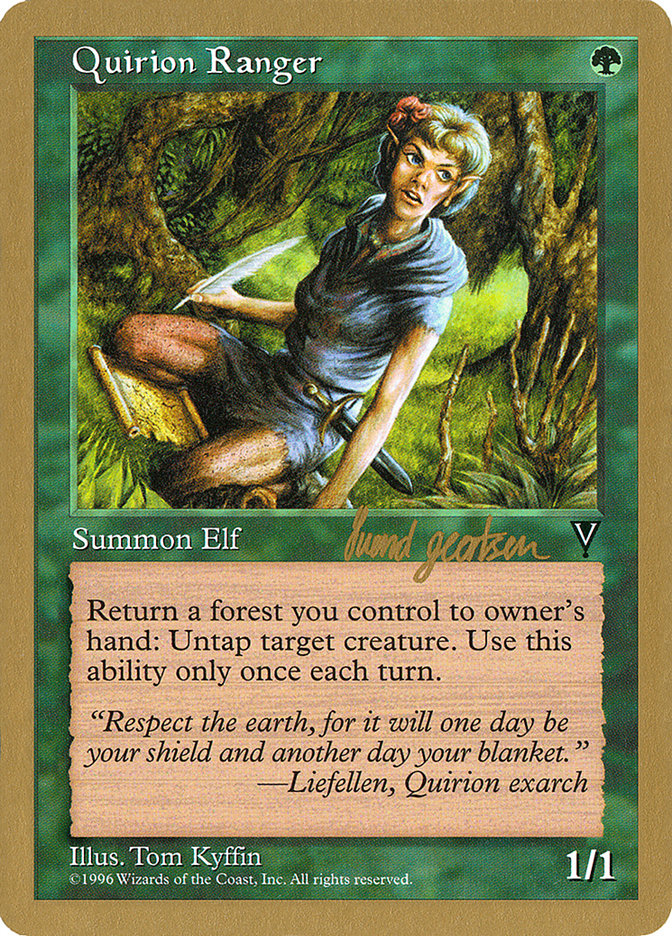 Quirion Ranger (Svend Geertsen) [World Championship Decks 1997] | Card Merchant Takapuna