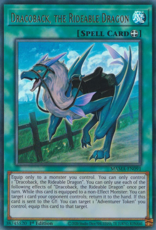 Dracoback, the Rideable Dragon [MAMA-EN091] Ultra Rare | Card Merchant Takapuna