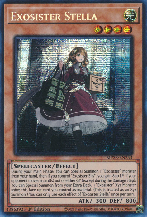 Exosister Stella [MP23-EN253] Prismatic Secret Rare | Card Merchant Takapuna