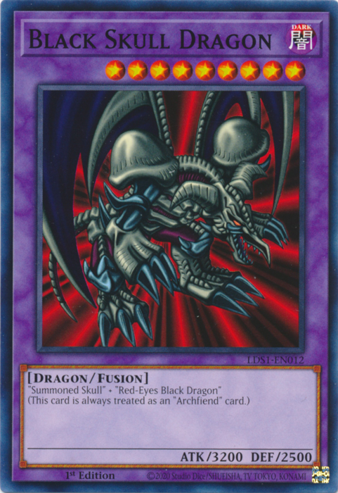 Black Skull Dragon [LDS1-EN012] Common | Card Merchant Takapuna