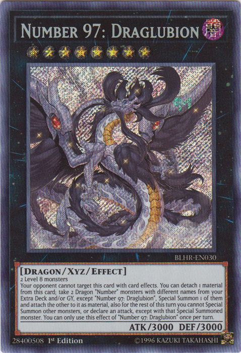 Number 97: Draglubion [BLHR-EN030] Secret Rare | Card Merchant Takapuna