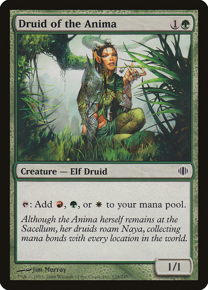 Druid of the Anima [Shards of Alara] | Card Merchant Takapuna