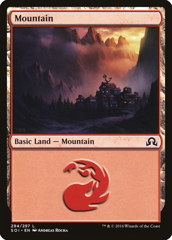 Mountain (294) [Shadows over Innistrad] | Card Merchant Takapuna