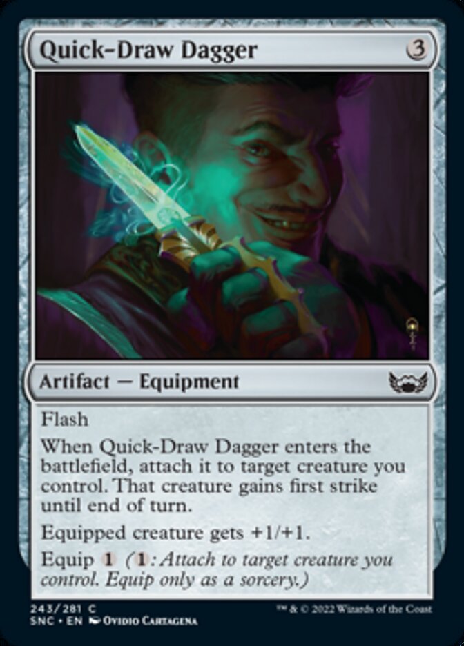 Quick-Draw Dagger [Streets of New Capenna] | Card Merchant Takapuna