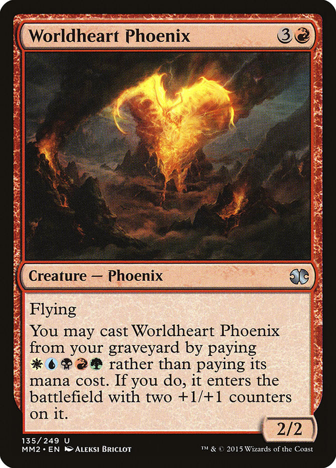 Worldheart Phoenix [Modern Masters 2015] | Card Merchant Takapuna