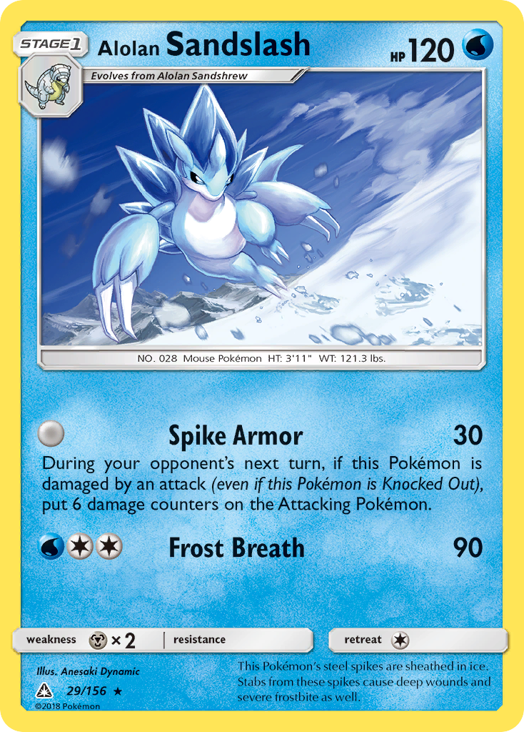 Alolan Sandslash (29/156) [Sun & Moon: Ultra Prism] | Card Merchant Takapuna