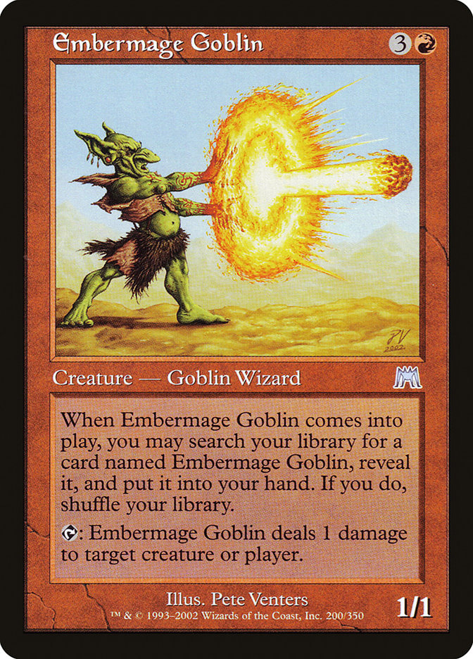 Embermage Goblin [Onslaught] | Card Merchant Takapuna