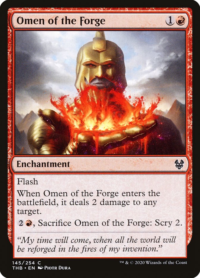 Omen of the Forge [Theros Beyond Death] | Card Merchant Takapuna