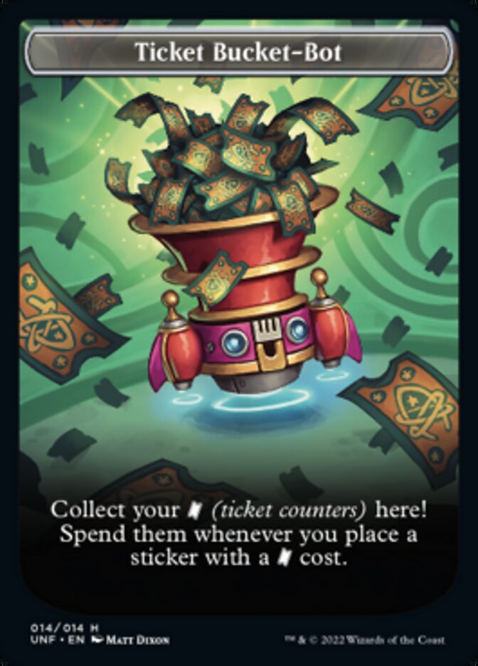 Ticket Bucket-Bot Token [Unfinity Tokens] | Card Merchant Takapuna