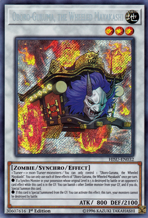 Oboro-Guruma, the Wheeled Mayakashi [HISU-EN032] Secret Rare | Card Merchant Takapuna