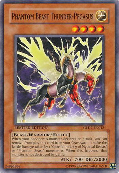 Phantom Beast Thunder-Pegasus [GLD2-EN013] Common | Card Merchant Takapuna