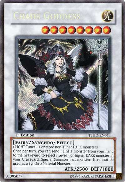 Chaos Goddess [TSHD-EN044] Secret Rare | Card Merchant Takapuna