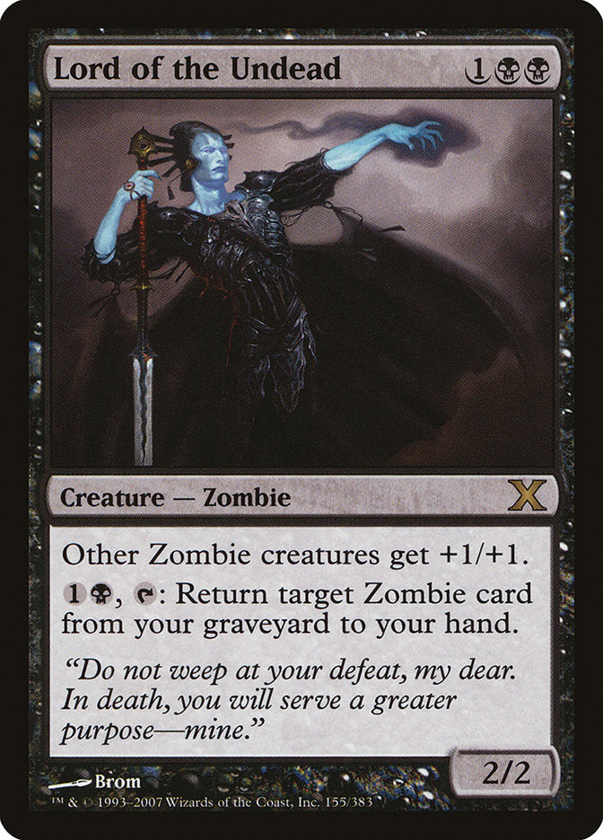 Lord of the Undead [Tenth Edition] | Card Merchant Takapuna