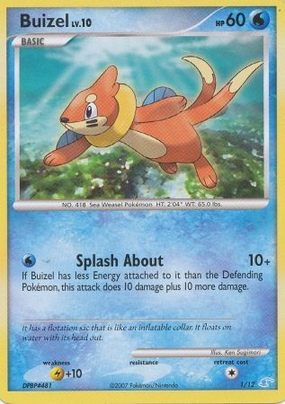 Buizel (1/12) [Diamond & Pearl: Trainer Kit - Manaphy] | Card Merchant Takapuna