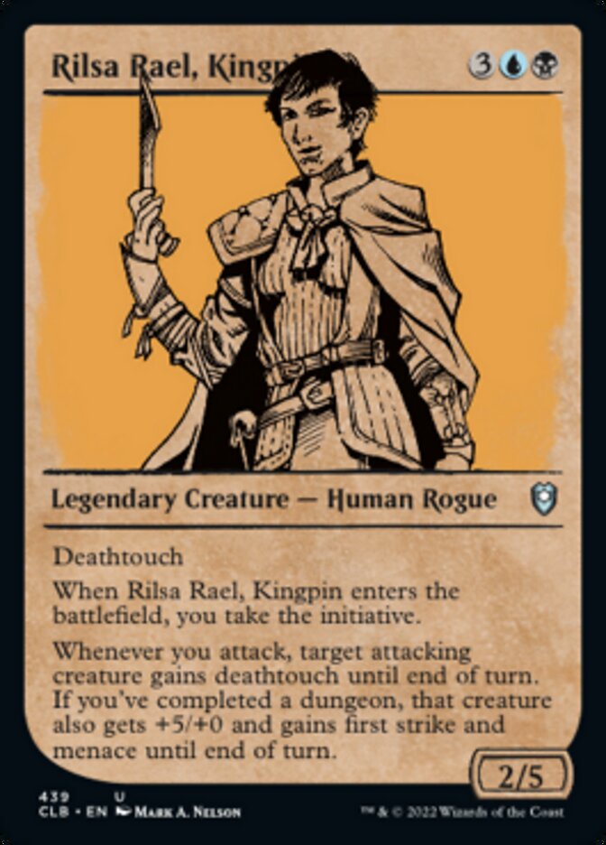 Rilsa Rael, Kingpin (Showcase) [Commander Legends: Battle for Baldur's Gate] | Card Merchant Takapuna