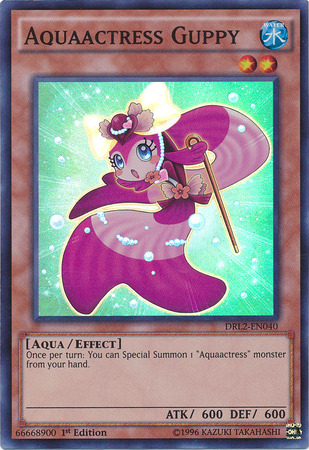 Aquaactress Guppy [DRL2-EN040] Super Rare | Card Merchant Takapuna