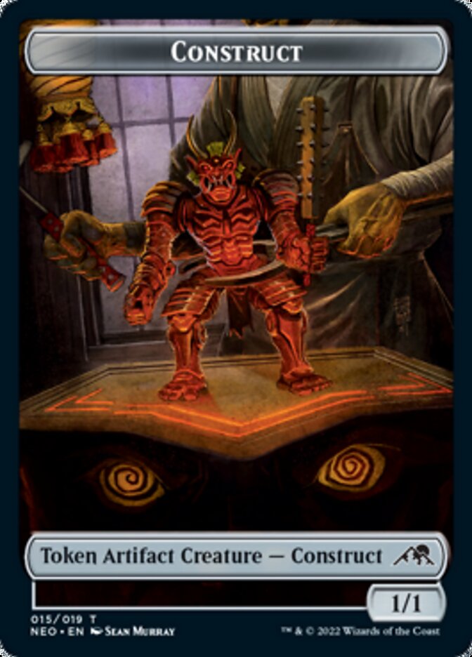 Construct Token (015) [Kamigawa: Neon Dynasty Tokens] | Card Merchant Takapuna