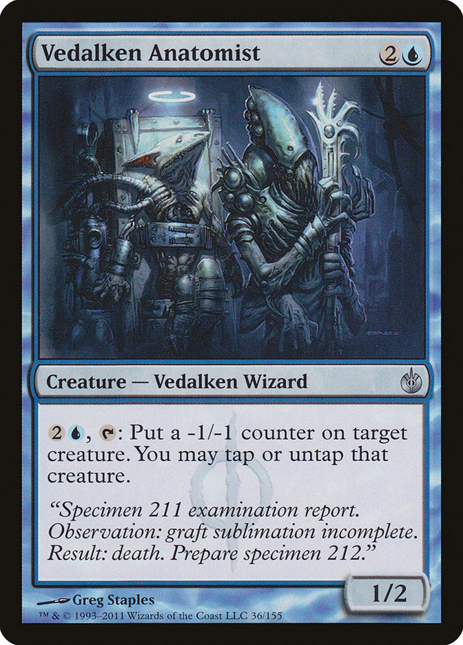 Vedalken Anatomist [Mirrodin Besieged] | Card Merchant Takapuna