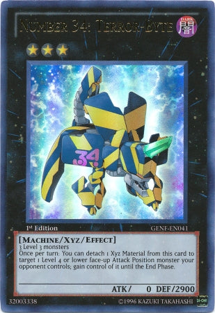 Number 34: Terror-Byte [GENF-EN041] Ultra Rare | Card Merchant Takapuna