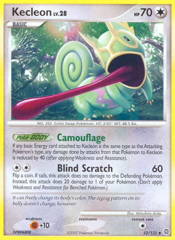 Kecleon (52/132) [Diamond & Pearl: Secret Wonders] | Card Merchant Takapuna