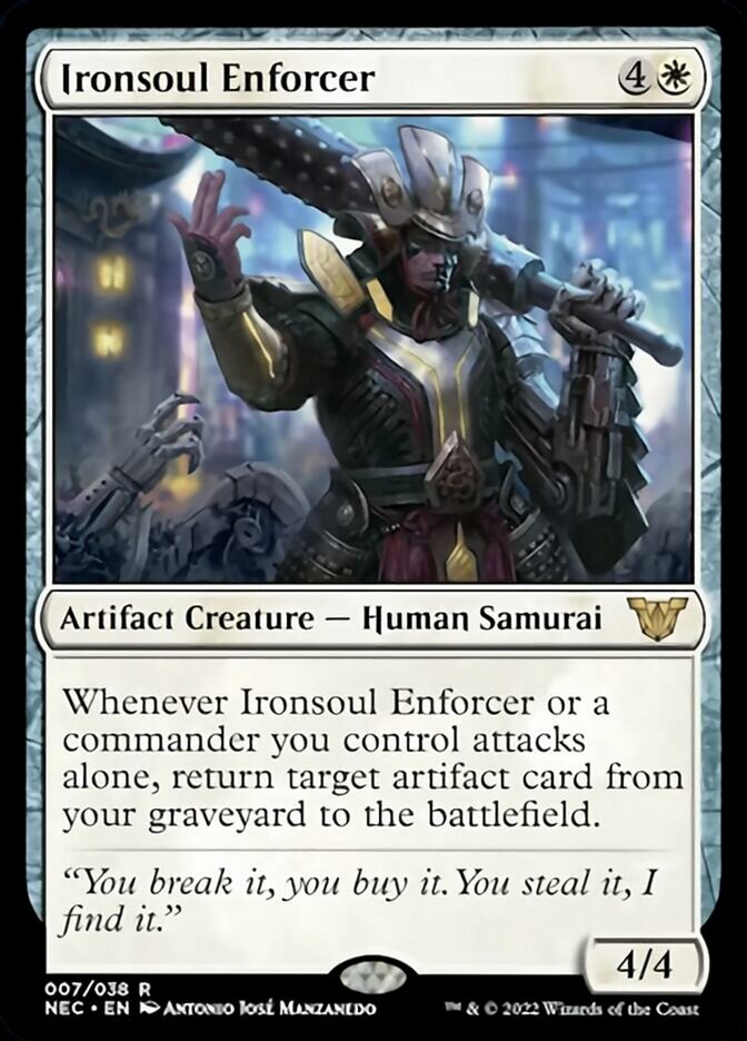 Ironsoul Enforcer [Kamigawa: Neon Dynasty Commander] | Card Merchant Takapuna