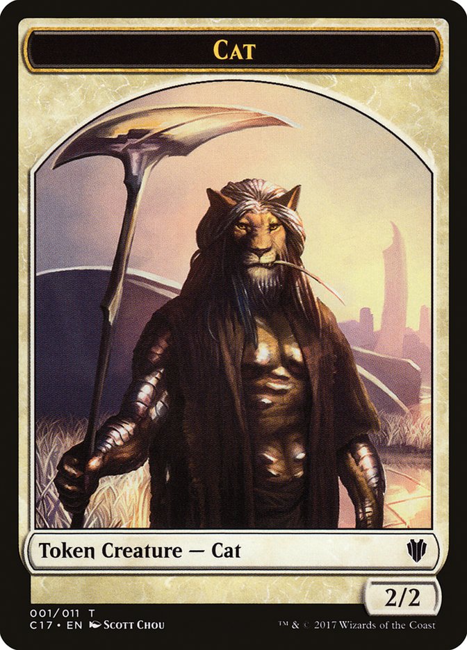 Cat Token [Commander 2017 Tokens] | Card Merchant Takapuna