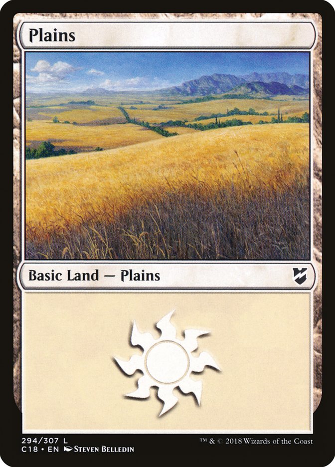 Plains (294) [Commander 2018] | Card Merchant Takapuna