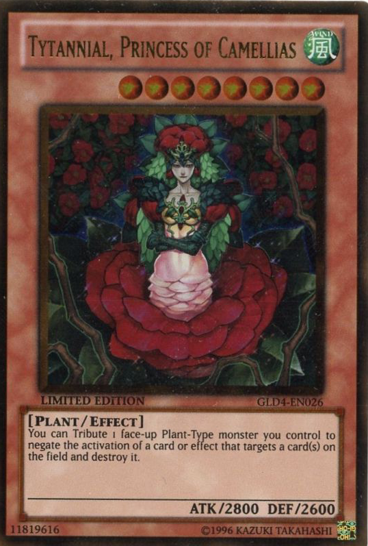 Tytannial, Princess of Camellias [GLD4-EN026] Gold Rare | Card Merchant Takapuna