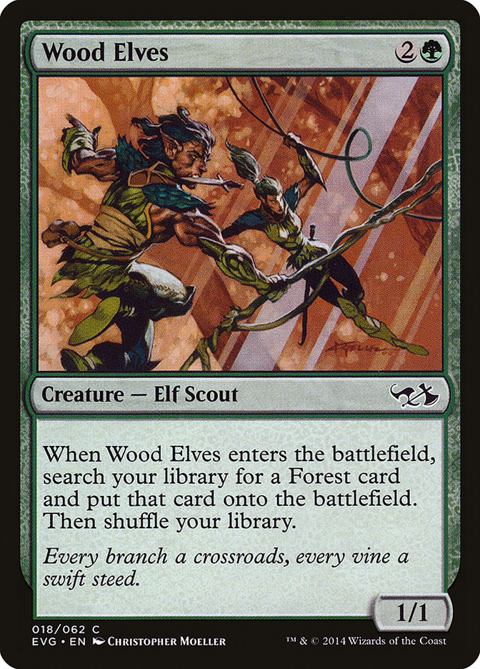 Wood Elves (Elves vs. Goblins) [Duel Decks Anthology] | Card Merchant Takapuna