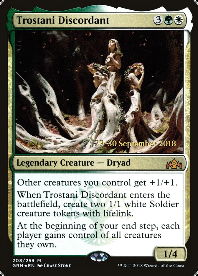 Trostani Discordant [Guilds of Ravnica Prerelease Promos] | Card Merchant Takapuna