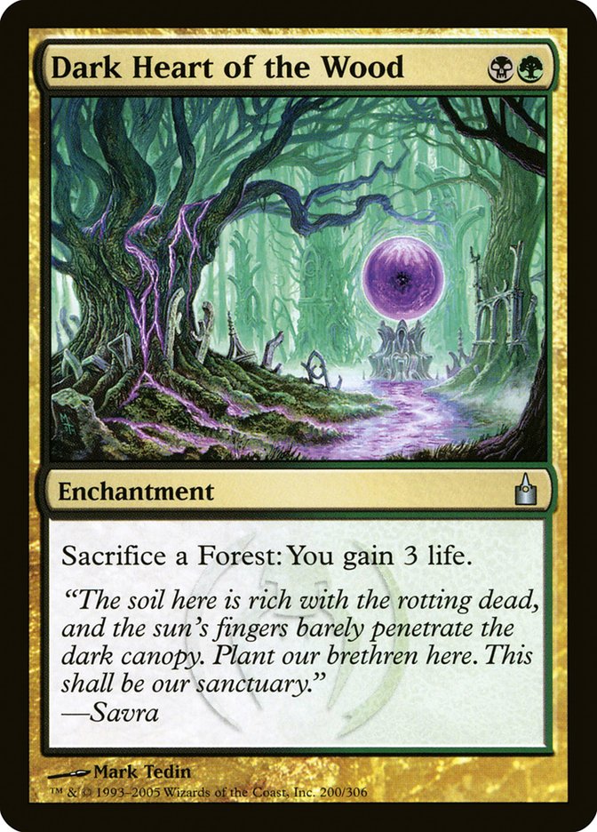 Dark Heart of the Wood [Ravnica: City of Guilds] | Card Merchant Takapuna