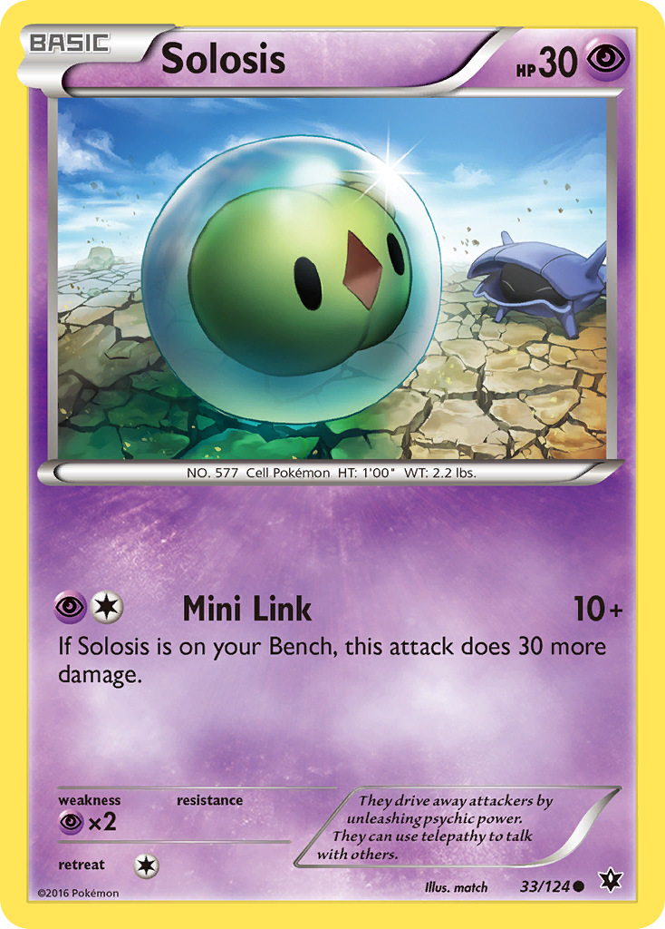 Solosis (33/124) [XY: Fates Collide] | Card Merchant Takapuna