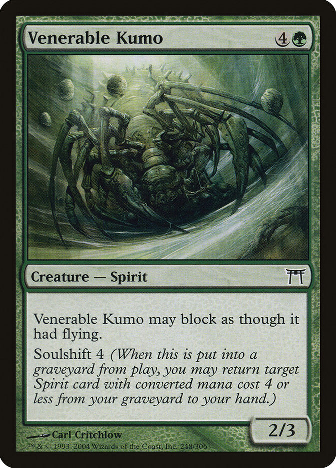 Venerable Kumo [Champions of Kamigawa] | Card Merchant Takapuna