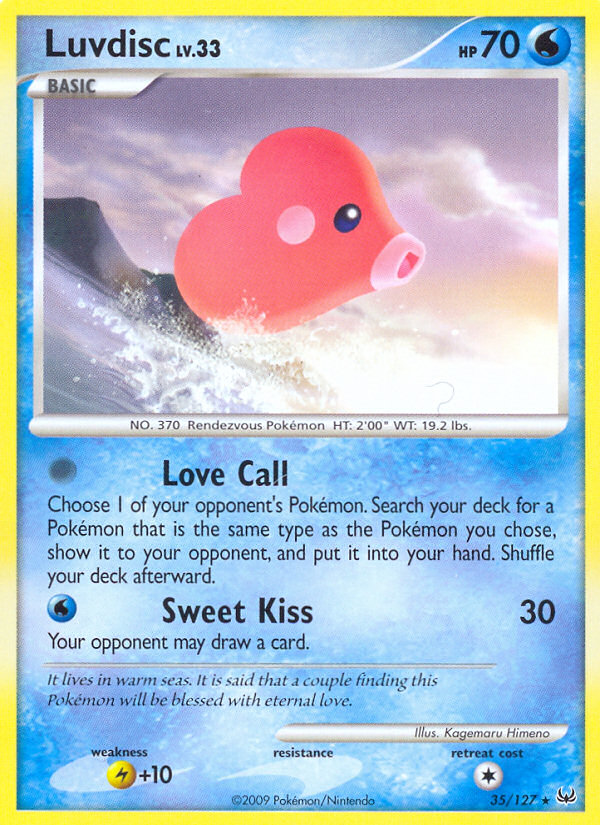 Luvdisc (35/127) [Platinum: Base Set] | Card Merchant Takapuna