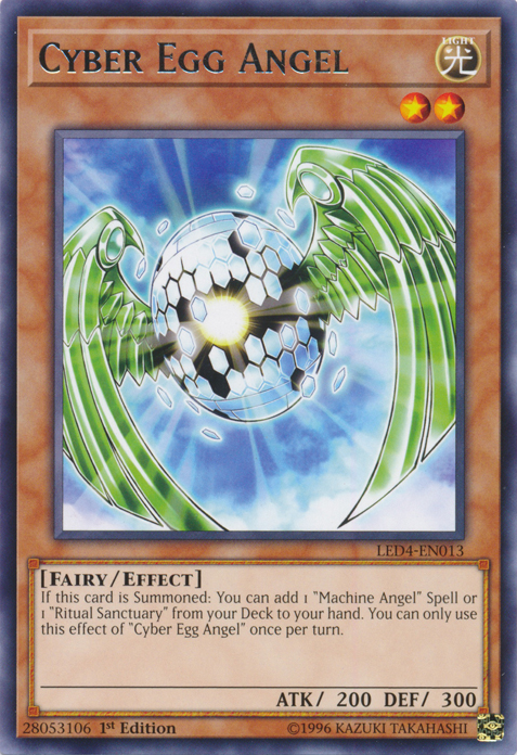 Cyber Egg Angel [LED4-EN013] Rare | Card Merchant Takapuna