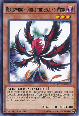 Blackwing - Ghibli the Searing Wind [LC5D-EN120] Common | Card Merchant Takapuna