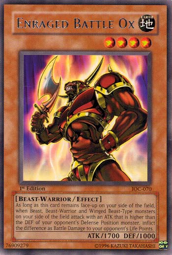 Enraged Battle Ox [IOC-070] Rare | Card Merchant Takapuna