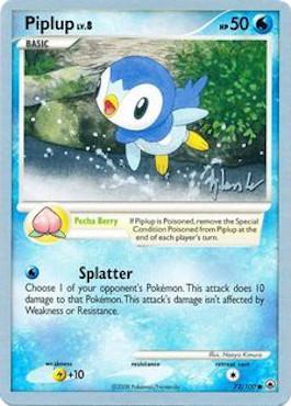 Piplup LV.8 (72/100) (Empotech - Dylan Lefavour) [World Championships 2008] | Card Merchant Takapuna