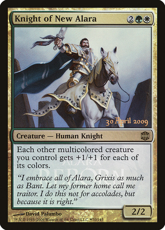 Knight of New Alara (Launch) [Alara Reborn Promos] | Card Merchant Takapuna