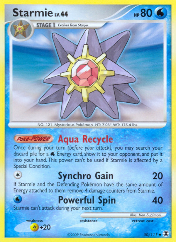 Starmie (50/111) [Platinum: Rising Rivals] | Card Merchant Takapuna