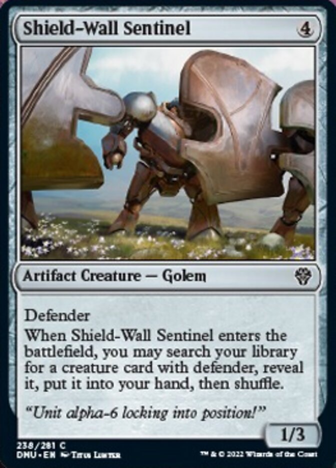 Shield-Wall Sentinel [Dominaria United] | Card Merchant Takapuna