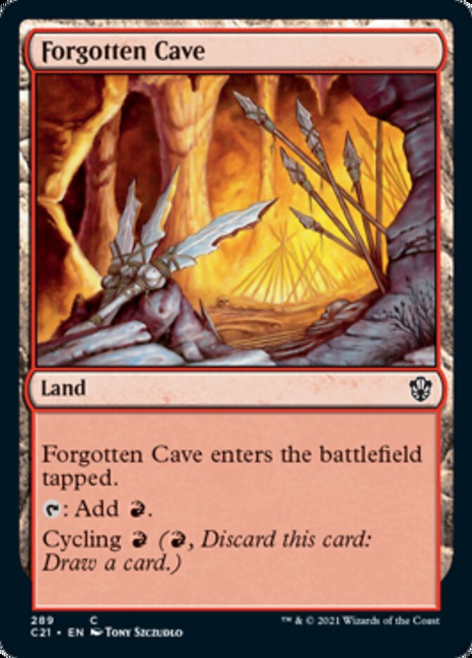 Forgotten Cave [Commander 2021] | Card Merchant Takapuna