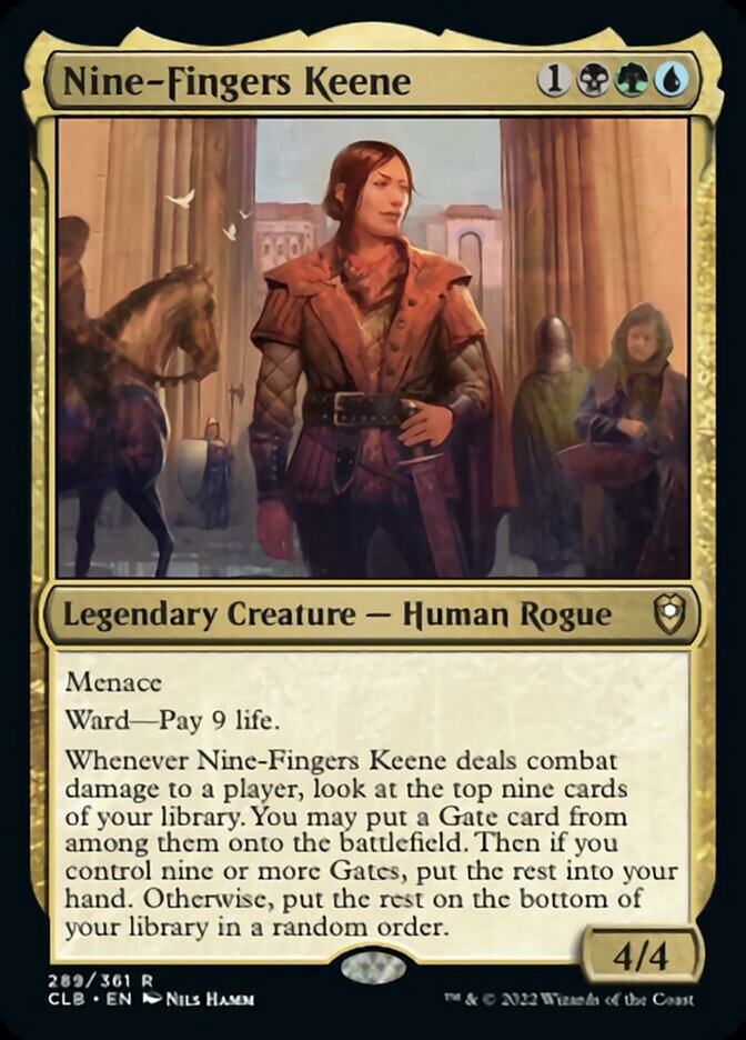 Nine-Fingers Keene [Commander Legends: Battle for Baldur's Gate] | Card Merchant Takapuna