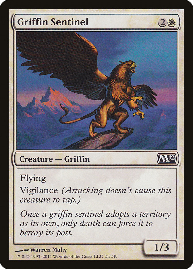 Griffin Sentinel [Magic 2012] | Card Merchant Takapuna