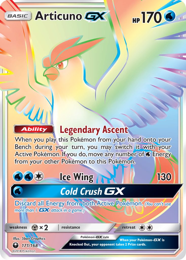 Articuno GX (171/168) [Sun & Moon: Celestial Storm] | Card Merchant Takapuna