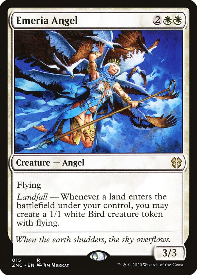 Emeria Angel [Zendikar Rising Commander] | Card Merchant Takapuna