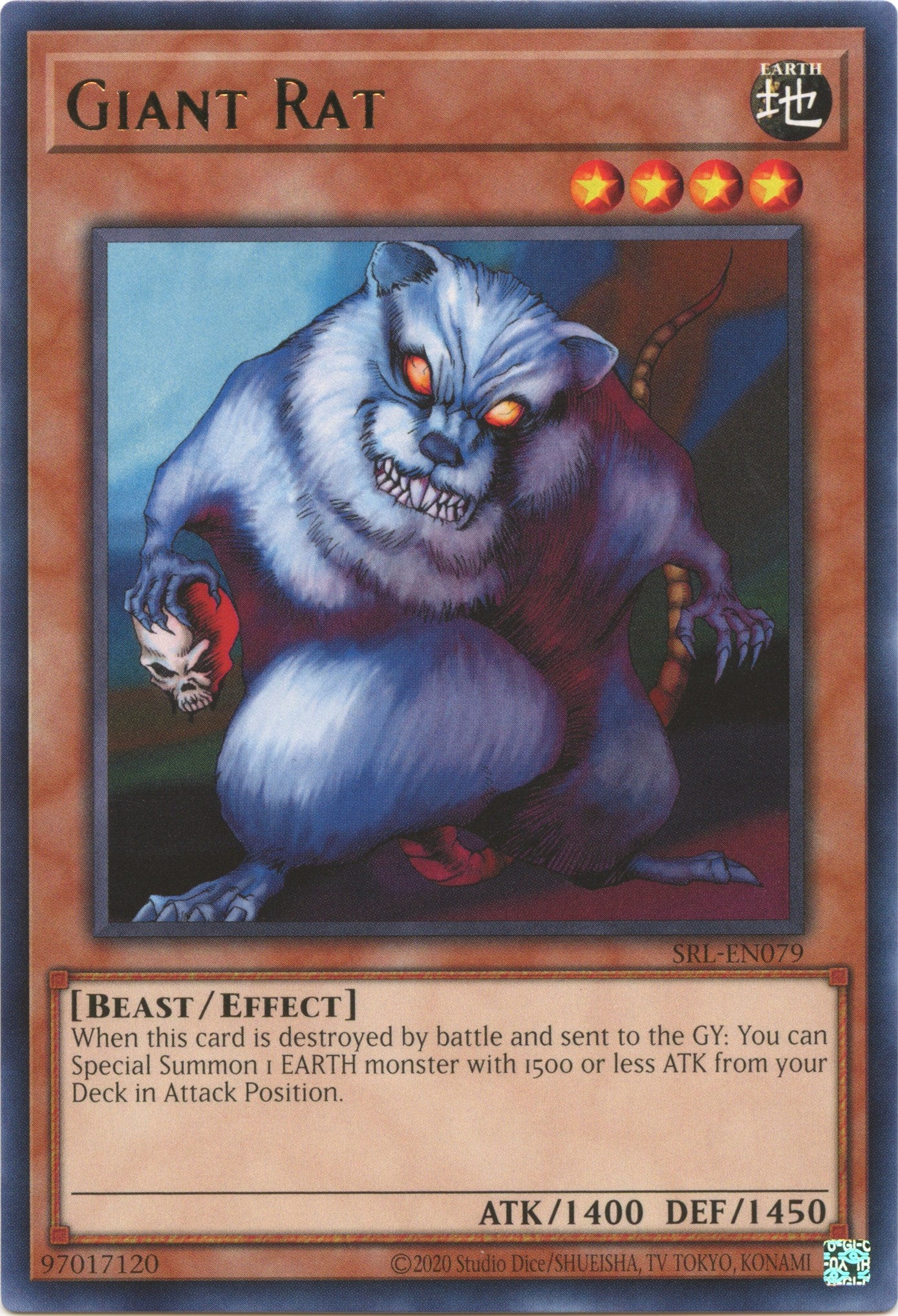 Giant Rat (25th Anniversary) [SRL-EN079] Rare | Card Merchant Takapuna